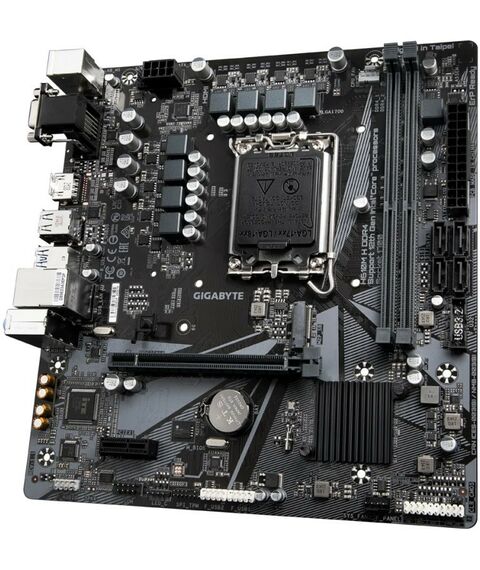 Материнские платы: Материнская плата GigaByte H610M H LGA1700 <H610> PCI-E Dsub+HDMI GbLAN SATA MicroATX 2DDR4 RTL фотографии