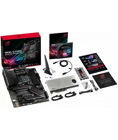 Материнские платы: Материнская плата Asus ROG STRIX B550-XE GAMING WIFI AM4 <B550> 3xPCI-E HDMI+DP 2.5GbLAN+WiFi+BT SATA  ATX 4DDR4 (RTL) фотографии
