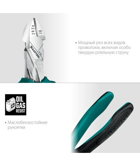 Столярно-слесарный инструмент: Бокорезы KRAFTOOL 180 мм [22011-5-18_z01] фотографии