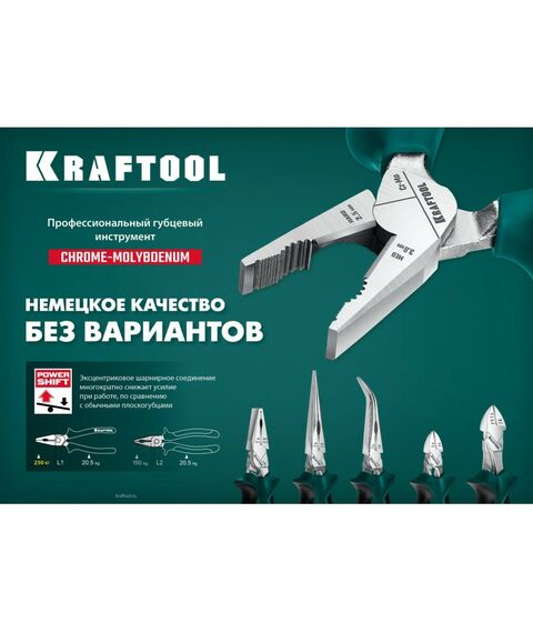 Столярно-слесарный инструмент: Бокорезы KRAFTOOL 180 мм [22011-5-18_z01] фотографии