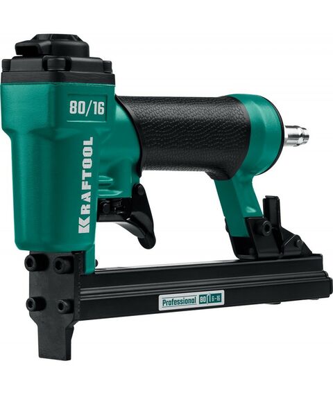 Пневмостеплеры: Пневматический степлер (скобозабиватель) KRAFTOOL 80/16 скобы тип 80 (6-16 мм) [31960] фотографии