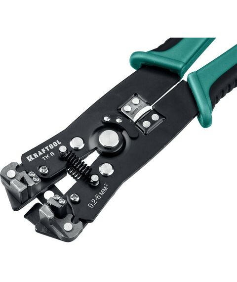 Электромонтажный инструмент: Стриппер автоматический многофункциональный KRAFTOOL TK-6 0.2 - 6 мм2 [22635] фотографии