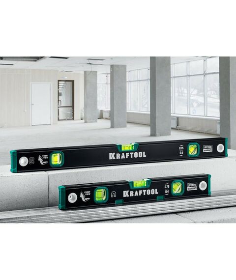 Строительные уровни: Магнитный уровень с зеркальным глазком KRAFTOOL 1000 мм [34785-100] фотографии