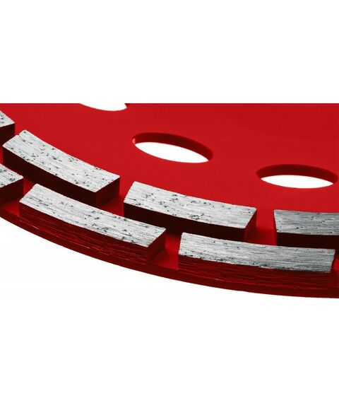 Шлифовка, зачистка: Двухрядная алмазная чашка Зубр Мастер d 230 мм [33376-230] фотографии