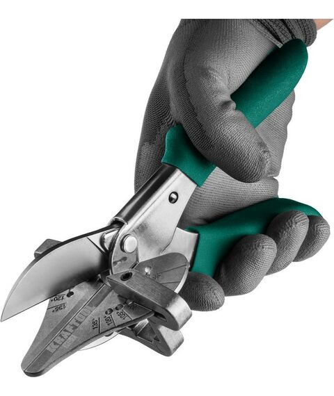 Ножницы по металлу: Угловые ножницы KRAFTOOL MC-7 для пластмассовых и резиновых профилей [23372] фотографии