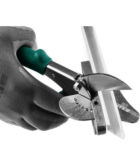 Ножницы по металлу: Угловые ножницы KRAFTOOL MC-7 для пластмассовых и резиновых профилей [23372] фотографии