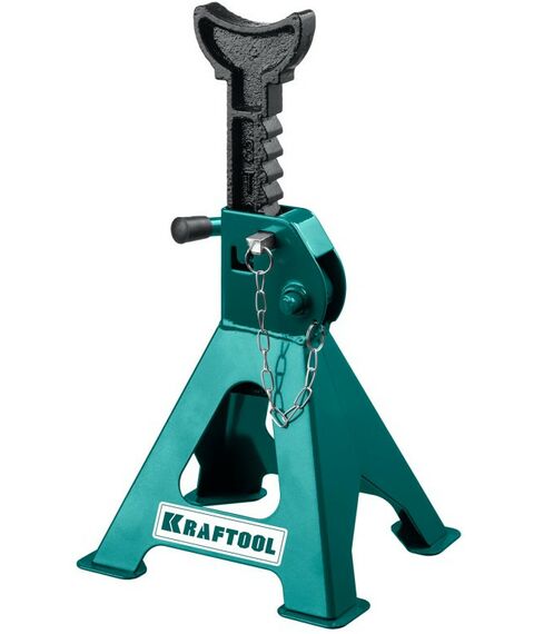 Домкраты: Подставка страховочная усиленная KRAFTOOL S-PIN 3т 280-430мм со штифтом [43465-3] фотографии
