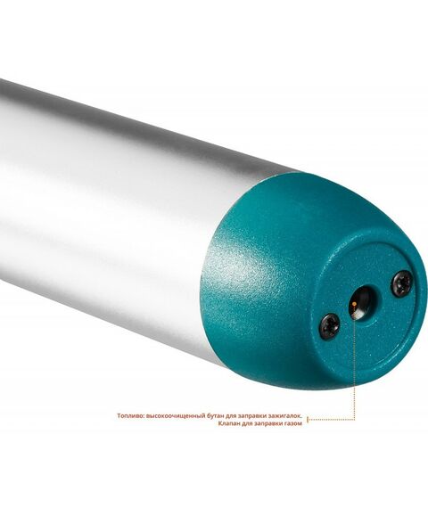 Паяльное оборудование: Газовый паяльник KRAFTOOL SolderPro 120K набор 10-в-1, 30-120 Вт, горелка, фен, пьезоподжиг, 1300°С [55503-H10] фотографии