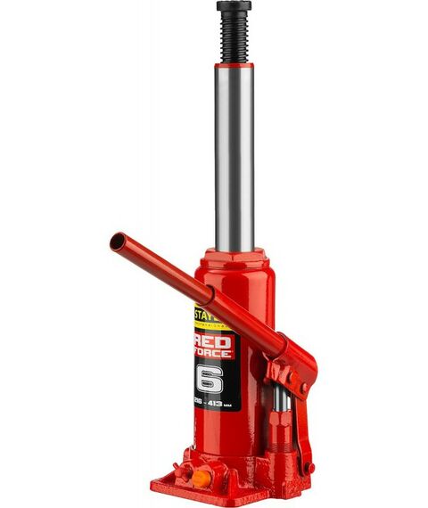 Домкраты: Домкрат бутылочный гидравлический STAYER RED FORCE 6т 216-413мм [43160-6] фотографии