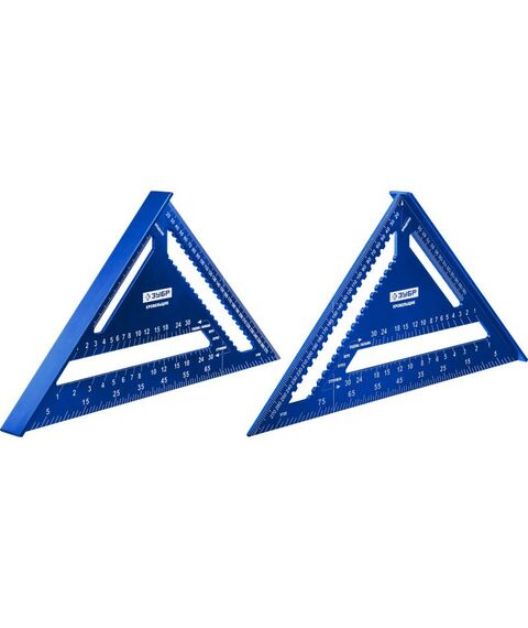 Угломеры, уклономеры: Универсальный кровельный угольник Зубр Кровельщик 300 мм 5-в-1 [34391-30] фотографии