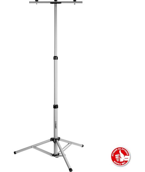 Лампы, светильники, ночники: Телескопический штатив для 2х прожекторов Зубр Профессионал ТШ-2 1.6м [56932] фотографии