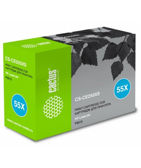 Для HP (совместимые): Картридж Cactus CS-CE255XS для HP LJ P3015, 12500 стр., черный фотографии