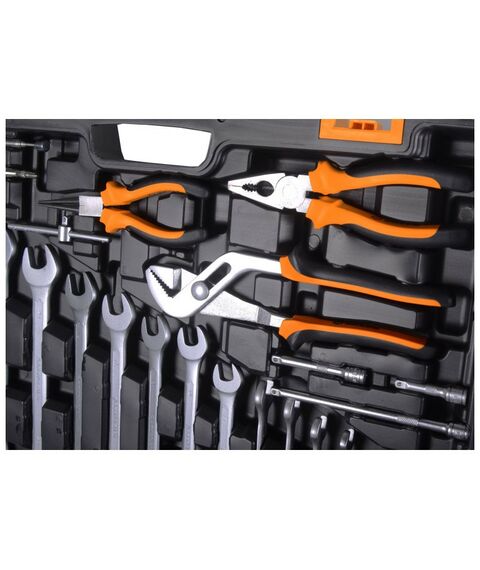 Наборы инструментов и ключи: Набор инструментов Вихрь 151 предмет 1/2", 1/4", CrV, в кейсе фотографии