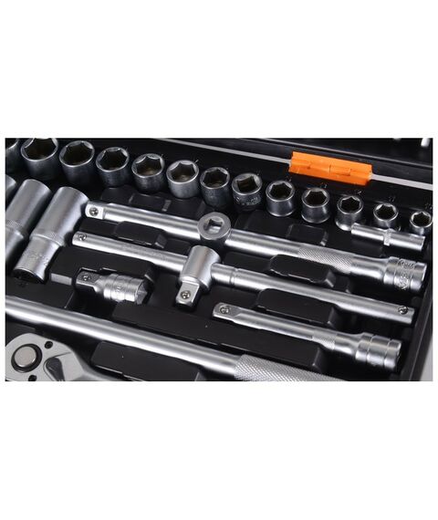 Наборы инструментов и ключи: Набор инструментов Вихрь 151 предмет 1/2", 1/4", CrV, в кейсе фотографии