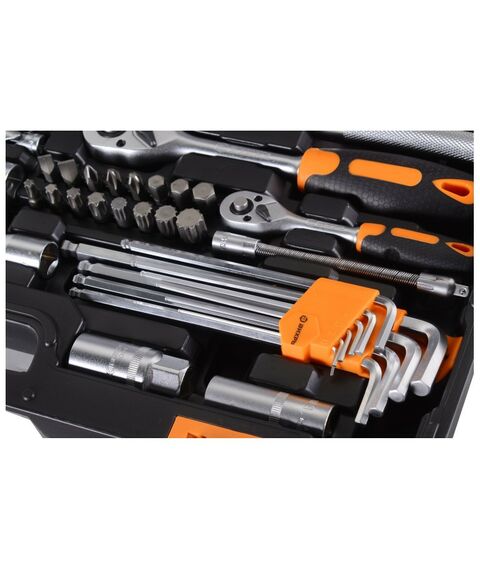 Наборы инструментов и ключи: Набор инструментов Вихрь 151 предмет 1/2", 1/4", CrV, в кейсе фотографии