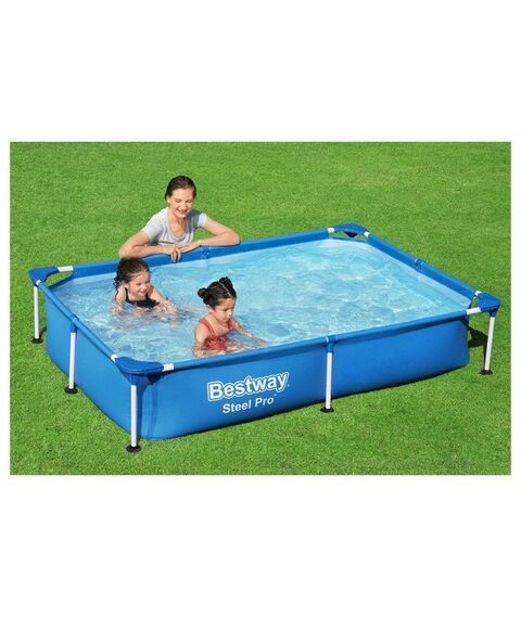 Бассейны: Бассейн каркасный Bestway Steel Pro 221 х 150 х 43 см [56401] фотографии