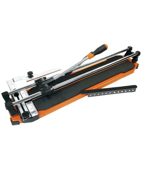 Плиткорезы: Плиткорез на подшипниках Вихрь 600 мм макс. длина 600 мм, макс. толщина 14 мм, линейка-угольник, боковая поддержка плитки фотографии