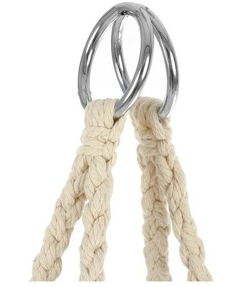 Подвесные кресла: Гамак-кресло подвесное плетёное  60 х 80 см цвет бежевый фотографии