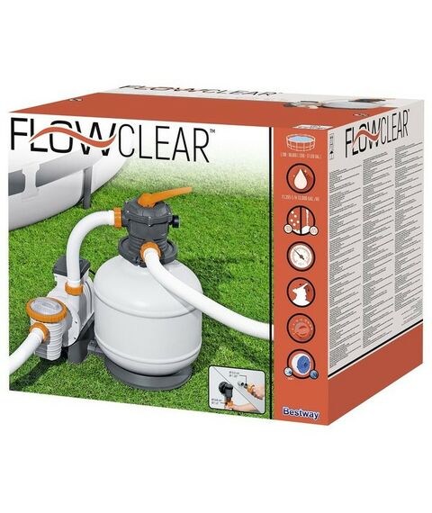Бассейны: Фильтр-насос для бассейнов песочный Bestway 58486 220-240V, 11355 л/час фотографии