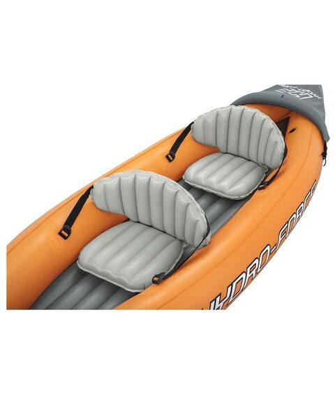 Байдарки: Байдарка Bestway Lite-Rapid X2 Kayak 2 местная, вёсла 218 см, до 160 кг, 321 х 88 х 48 см [65077] фотографии