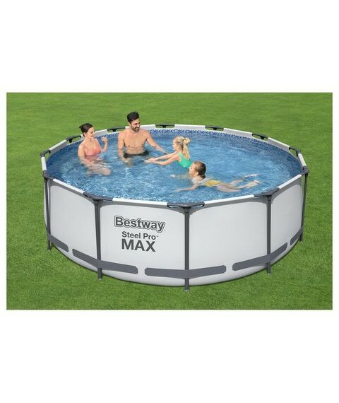 Бассейны: Бассейн каркасный Bestway Steel Pro MAX 366 х 100 см фильтр-насос [56260] фотографии