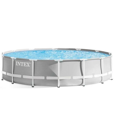 Бассейны: Бассейн каркасный Intex Prism Frame 427 х 107 см фильтр-насос, лестница, тент, подстилка [26720NP] фотографии