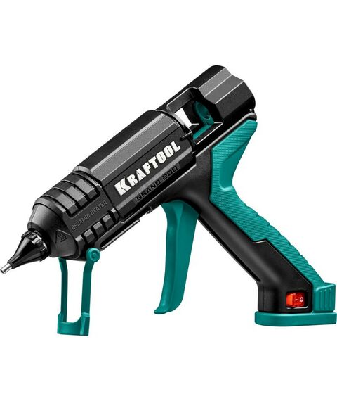 Пистолеты монтажные, тепловые, клеящие, пескоструйные: Пистолет термоклеевой электрический KRAFTOOL Grand 200 d 11-12 мм 25 г/мин [06839] фотографии