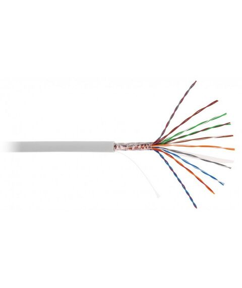 Кабель и разъемы: Кабель Netlan EC-UU010-5-PVC-GY-3 U/UTP 10 пар, Кат.5, внутренний, PVC, одножильный, 100МГц, серый, 305м фотографии