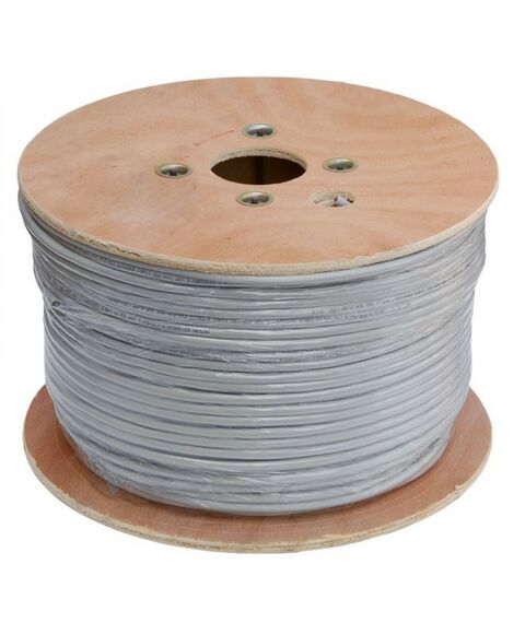 Кабель и разъемы: Кабель Netlan EC-UU010-5-PVC-GY-3 U/UTP 10 пар, Кат.5, внутренний, PVC, одножильный, 100МГц, серый, 305м фотографии