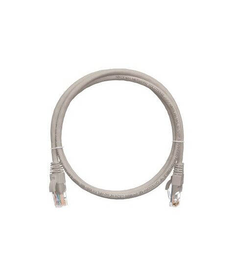 Кабель и разъемы: Коммутационный шнур Nikomax NMC-PC4UD55B-030-C-GY U/UTP 4 пары, Кат.5е (Класс D), 100МГц, 2хRJ45/8P8C, T568B, заливной, с защитой защелки, многожильный, BC (чистая медь), 24AWG (7х0,205мм), LSZH нг(А)-HFLTx, серый, 3м фотографии