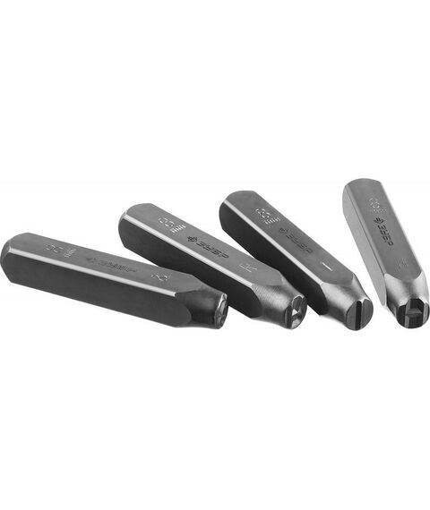 Столярно-слесарный инструмент: Клейма буквенные Зубр 21505-08 латинские, шрифт 8мм фотографии