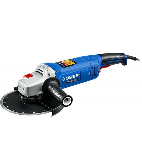Угловые шлифмашинки (болгарки): УШМ Зубр Профессионал УШМ-П230-2000 П 230 мм, 2000 Вт фотографии