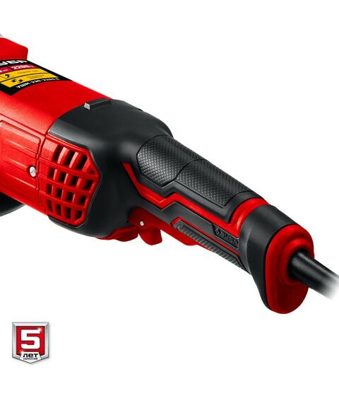 Угловые шлифмашинки (болгарки): УШМ Зубр УШМ-230-2205 П 230 мм, 2200 Вт, компакт фотографии