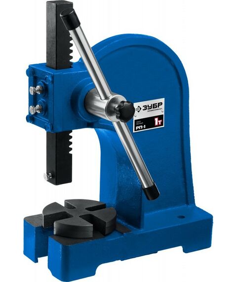 Тиски, струбцины, наковальни, верстаки: Реечный пресс Зубр ЗУБР РП-1 1 т [32271-1] фотографии