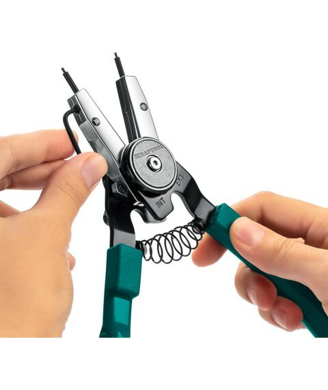 Демонтажный инструмент: Съемник стопорных колец KRAFTOOL Universal 8-in-1 внешний/внутренний [22813] фотографии