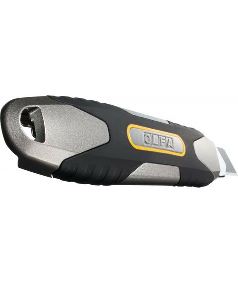 Столярно-слесарный инструмент: Нож OLFA OL-MXP-L X-design цельная алюминиевая рукоятка, винтовой фиксатор, 18 мм фотографии