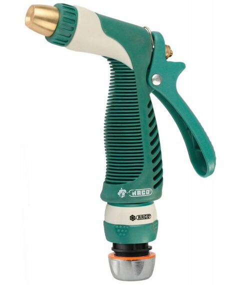 Шланги, системы водопровода и автополива: Пистолет поливочный металлический RACO 325C плавная регулировка, с TPR, с соединителем 1/2" [4256-55/325C] фотографии