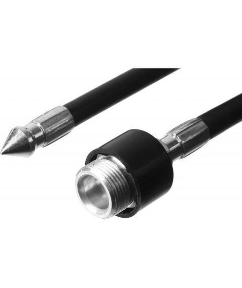 Принадлежности к мойкам: Шланг для прочистки труб для минимоек Зубр 8м для пистолета 375 серии [70414-375-8] фотографии