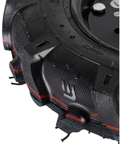 Навесное оборудование для мотоблоков и культиваторов: Колесо  4х8 для мотоблока Huter фотографии