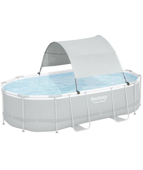 Бассейны: Навес для каркасного бассейна Bestway 58746 шириной бортов 210-340 см фотографии