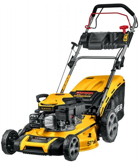 Газонокосилки: Самоходная газонокосилка бензиновая STEHER GLM-510p 510 мм, 6.5 л.с фотографии