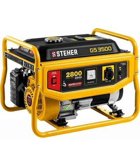 Электростанции: Бензиновый генератор STEHER GS-3500 2800 Вт [GS-3500] фотографии