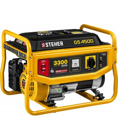 Электростанции: Бензиновый генератор STEHER GS-4500 3300 Вт [GS-4500] фотографии