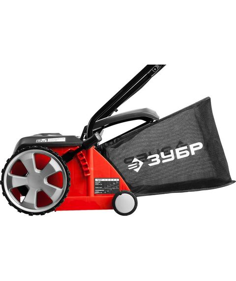 Газонокосилки: Аэратор-скарификатор электрический Зубр ЗСЭ-32-1000 2 в 1, ш/с 320 мм, высота аэрации -9:+13 мм, 1000 Вт фотографии