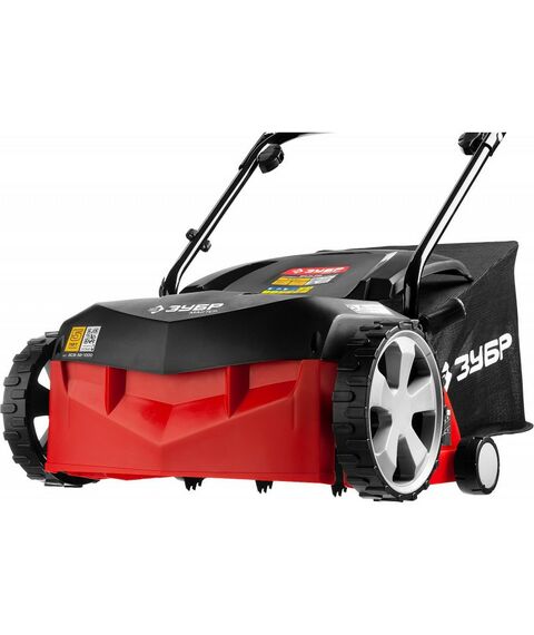 Газонокосилки: Аэратор-скарификатор электрический Зубр ЗСЭ-32-1000 2 в 1, ш/с 320 мм, высота аэрации -9:+13 мм, 1000 Вт фотографии