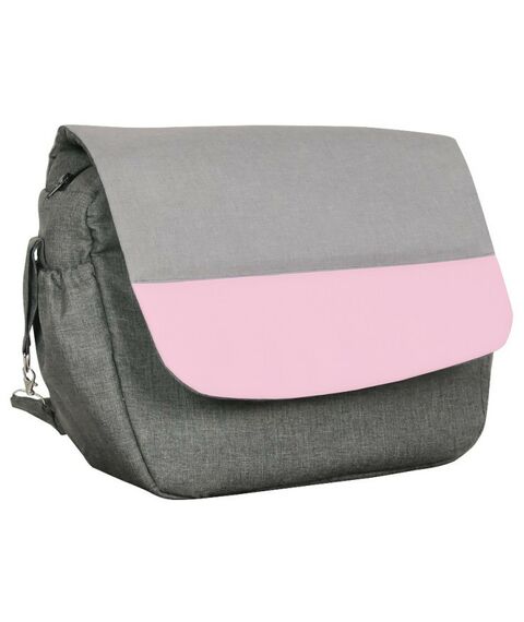 Коляски детские: Коляска 2в1 Alis ALVARO Al 03 т.серый+св.серый+розовая кожа фотографии