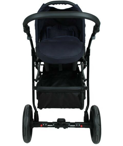 Коляски детские: Коляска 3в1 Alis ALVARO F Al 07 т.синий+белая кожа фотографии