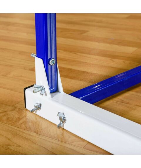 Легкая атлетика:  Барьер для легкой атлетики переменной высоты (складной, с противовесом) фотографии