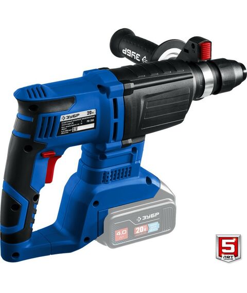 Перфораторы: Бесщеточный перфоратор Зубр Профессионал PB-260 20В, без АКБ, в коробке фотографии