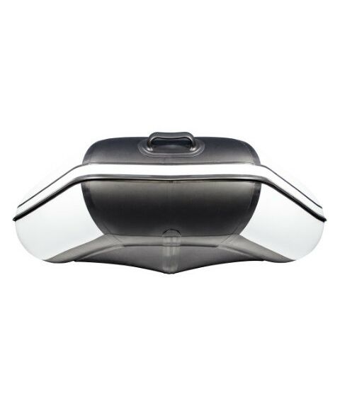 Лодки: Лодка ПВХ АКВА 2800 слань-книжка киль св.серый/черный фотографии